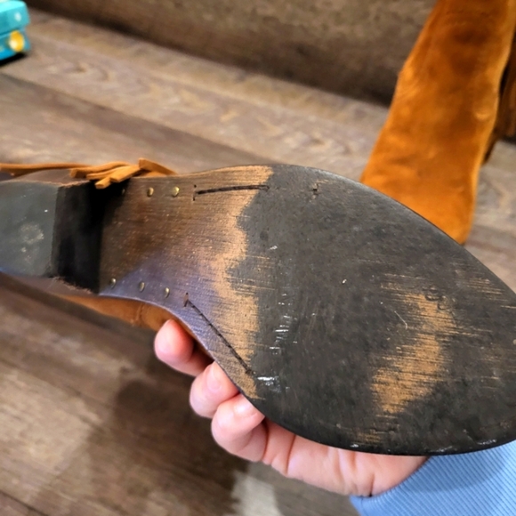 Sam Edelman Louie Fringe Suede Bootie size 7.5 - Picture 8 of 10